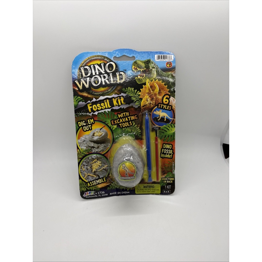 Ja-Ru Dino World Fossil Kit New Sealed Toy
